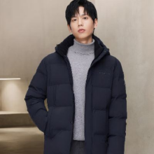 再降价、PLUS会员：BOSIDENG 波司登 90绒 连帽羽绒服 B30145101E