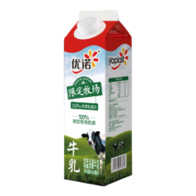 优诺（yoplait）限定牧场牛乳900ml/盒 3.3g优质乳蛋白 高品质高钙低温牛乳