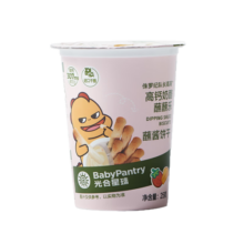 光合星球babycare儿童休闲零食高钙奶酪蘸蘸乐蘸酱手指饼干牛奶棒酥脆 25g 1罐 高钙蘸蘸乐