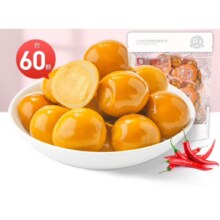 限地区、plus会员：良品铺子 盐焗鹌鹑蛋 420g 小包装 60颗