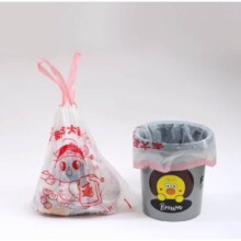 新款蛇年垃圾袋 加厚抽绳式 白色 四卷60只*2件