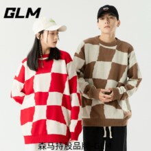 森马旗下轻商务潮牌，GLM 情侣款宽松休闲毛衣 多款
