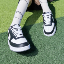 耐克（NIKE）官网官方 舰店板鞋女鞋 2025春新款运动鞋低帮透气休闲鞋 【court-黑白】 37.5