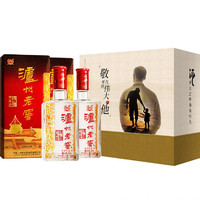 泸州老窖 六年窖头曲 52度 浓香型白酒 500mL*2瓶