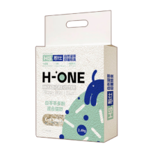 Plus:憨仕 白茶爆款猫砂混合豆腐猫砂2.4kg*2包