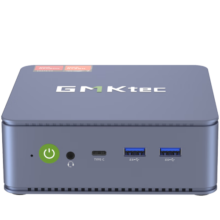 极摩客【GMK】极摩客K6 迷你主机电脑 7840HS 65W高性能锐龙7 游戏办公设计mini小主机 蓝钛金属色 准系统