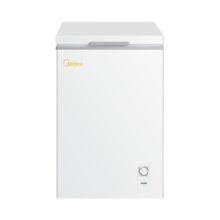 美的（Midea）100升冰柜家用冷柜冷藏冷冻保鲜柜小型冰柜节能冰箱BD/BC-100KMD(E) 高性价比 100L 白色 100KMD