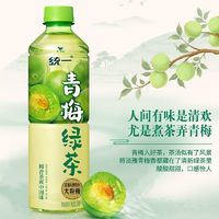 统一 青梅绿茶 500ml*5瓶装茶 新日期