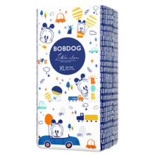 巴布豆（BOBDOG）小艺术家拉拉裤超薄透气尿不湿纸尿裤婴儿试用防漏能吸循环透气 拉拉裤XL 40片（23-28斤）