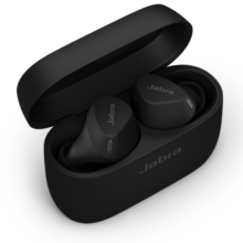 捷波朗（Jabra）Elite4Active 4A真无线蓝牙耳机 主动降噪运动防水音乐耳机 降噪豆 jabra小水滴 9级降噪 黑色