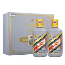 京东PLUS：MOUTAI 茅台 生肖 戊戌狗年 酱香型白酒 53度 375ml*2瓶 礼盒装
