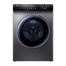 海尔（Haier）洗衣机 10KG直驱变频滚筒洗衣机全自动一级能效晶彩大屏智能投放 以旧换新精华洗大容量 10公斤FPA直驱+香薰除菌+摇篮柔洗+健康双喷淋 星蕴银