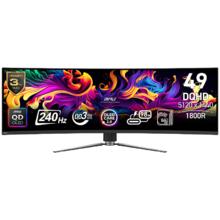 微星 MPG 491CQPX 49英寸 OLED 1800R 显示器（5120×1440、240Hz、HDR400 True Black、Type-C 98W）