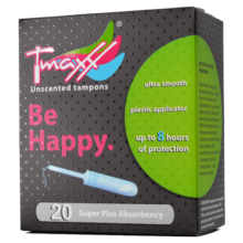TMAXX导管式卫生棉条  游泳内置式卫生巾新手推荐 量超大20支装
