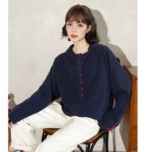 Et Boite 法文箱子 美式街头风宽松连帽针织衫