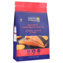fish4dogs三文鱼狗粮天然无谷配方中小型中大型成犬粮护肤美毛易消化 【小颗粒】三文鱼犬粮12kg