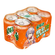 88VIP会员：MIRINARA 美年达 百事可乐美年达橙味汽水碳酸饮料330ml*24罐