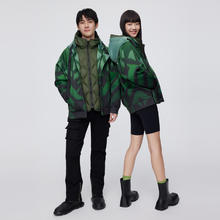 波司登 奥莱男女同款一手长隔热保暖一衣三穿连帽羽绒服