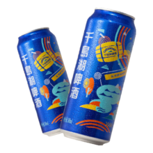 PLUS会员:千島湖啤酒 乐享时光 8度  500ml*24听整箱装