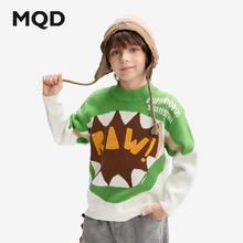MQD 马骑顿 童装男童毛衣秋冬季儿童针织上衣半高领毛线衫衣服