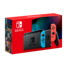 任天堂（Nintendo）【国内保税仓】Switch OLED/续航加强日版/港版便携家用ns体感游戏掌机 日版续航红蓝32GB（加赠2年会员）