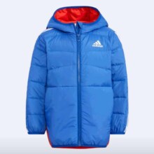 20点开始、阿迪达斯 （adidas）儿童羽绒服 秋冬保暖运动 连帽羽绒服HM9692 皇家蓝 A110