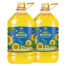 16日0点：金龙鱼 食用油 物理压榨葵花籽油6.18L*2