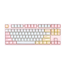 GANSS HS108T风信子轴客制化机械键盘高斯三模无线键盘蓝牙2.4G有线全键热插拔办公游戏键盘 HS108T白羽【三模热插拔-无线模式线无光】 KTT风信子轴（厂润）