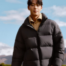 Semir 森马 男冬季三防外套厚款立领面包服
