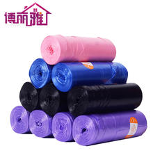 博丽雅超韧性加厚背心式垃圾袋手提中号家用点断式塑料袋收纳袋子