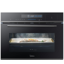 美的（Midea）嵌入式蒸烤一体机 家用智能多功能蒸箱烤箱 APP操控 55L大容量搪瓷内胆蒸烤炸三合一 BS5051W