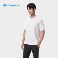 Columbia哥伦比亚户外男子吸湿排汗透气运动翻领短袖POLO衫AE3119 100(尺码偏小 建议拍大一码) XL (185/104A)
