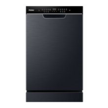 海尔（Haier） X3000洗碗机12套嵌入式 家用智能变频 一级水效 开门速干 超窄零嵌省空间 分区精洗丨EYBW122286BKU1