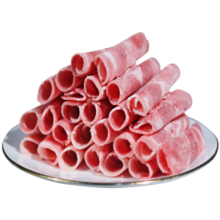汇柒鲜 厚切羔羊肉片 1斤/袋 国产散养羔羊冷冻火锅食材