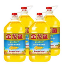 PLUS会员、百亿补贴：金龙鱼  葵花籽清香型食用植物调和油 5L*4