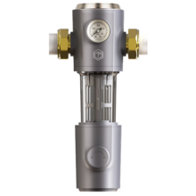 京东京造 前置过滤器 双涡轮正反冲洗 7.4T/h净水流量升级 40微米双滤网精滤水压表监测 免费安装