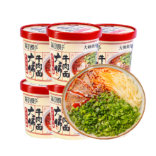 谈小爱（TANXIAOAI）方便面泡面原汤牛肉面102g*6桶 泡面 整箱装 非油炸方便速食面