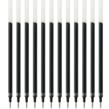 三菱 uni-ball UMR-5笔芯0.5mm中性笔黑色替芯 适用签字笔UM-100系列 12支