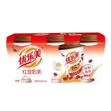 需首购、PLUS会员：优乐美 红豆奶茶65gx3杯装