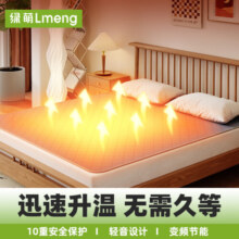 LMENG绿萌双人安全速热自动断电水循环新款水暖毯水暖电热毯电褥子除螨 【旋钮调温】1.2*1.8米加厚毯