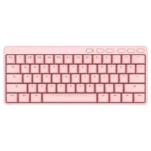 ikbc S200 mini 61键 2.4G无线机械键盘 粉色 ttc青轴 无光