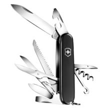 VICTORINOX 瑞士军刀都市猎人15项多功能水果刀刀折叠刀黑色1.3713.3