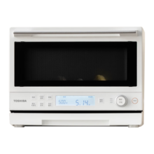 东芝（TOSHIBA）ER-YR2210CNW微烤一体机东芝小白椰微波炉石窑烤箱厨房小型家用白色20L