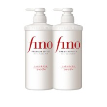 Fino 芬浓 透润美容液洗发水550ml*2烫染修护滋润控油去屑修复