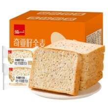泓一奇亚籽全麦黑麦面包代餐速食品低健康零食脂整箱早餐切片吐司