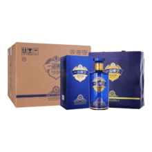 PLUS会员:景芝一品景芝芝麻香型白酒 芝香8年53度 500mL 6瓶