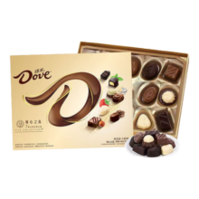 德芙（Dove）精心之选巧克力礼盒140g新年礼物高档创意礼品休闲儿童零食糖果