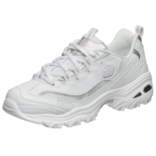 斯凯奇（Skechers）女鞋夏季秋冬熊猫鞋网眼透气经典小白鞋休闲老爹鞋运动鞋线下同款 【透气】白色/WHT 37 偏大建议选小半码