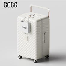 88VIP会员：CECE 行李箱拉杆箱女大容量旅行箱密码箱子皮箱男加厚结实耐用30寸