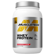 MUSCLETECH【肌肉科技官旗】白金蛋白粉补充蛋白质塑型粉男女运动健身营养粉 白金乳清2磅巧克力味【原装进口】